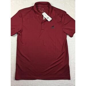 Adidas Men's Performance Primegreen Polo Shirt Size Med GQ3136-Burgundy Tag $55